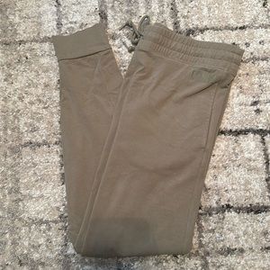 Victorias Secret Pink, olive green XL joggers